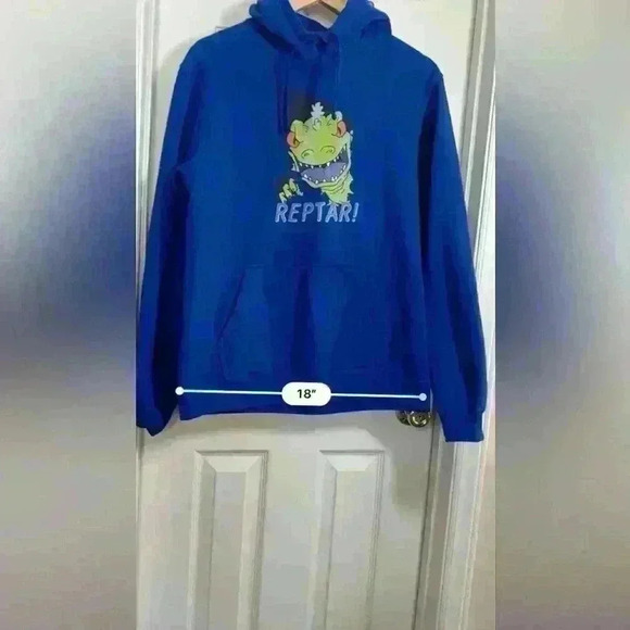 Nickelodeon Rugrats Reptar Blue Hoodie - Picture 8 of 11